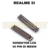 Realme 5i Lcd Connector Lcd Socket Connector In PCB