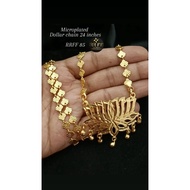 MICROPLATED DOLLAR CHAIN NEW ARRIVAL_READY STOCK