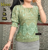 SHOOPY ATASAN KATUN BORDIR/BLUS KATUN BANGKOK PREMIUM TERBARU