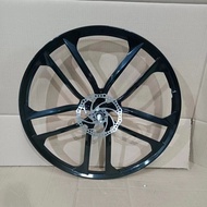 Magnum Aluminum Alloy Integrated Mountain Bike Wheelset Single Speed Rim 24/26 Inch Adult 8 Speed 21