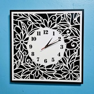 Jam Dinding Besar Ruang Tamu 50cm Jam Dinding Surah Al-Ikhlas 50cm Jam Dinding Aesthetic Jam Hadiah