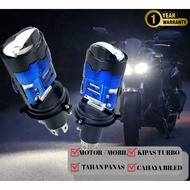 CAHAYA H4 Projector Lamp H4 M101 PROJECTOR BILED Bright Light High Quality H4 LED Headlight Projecto