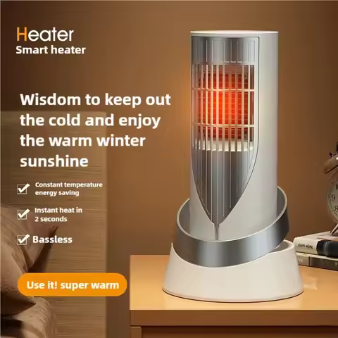 NEWSpace Heater, PTC Ceramic Heating, Indoor Electric Heater, Small Portable Heater Mini Desktop Cer