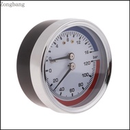 Zone Metal Pressure Gauges 0-120℃ Pressure Gauges Thermomanometer