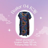 daster pendek kencana ungu/daster batik/baju tidur batik/kencana ungu