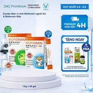 (SVIP) Biofermin Probiotics Combo for adults & Biofermin Kids - 2 boxes x 30 packs x 1.5g