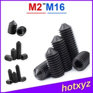 Tip setting 12.9 grade pointed screw DIN914 stop payment headless inner hexagon machine rice top scr