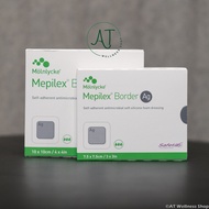 Mepilex Border Ag มีขอบกาว กันน้ำ มียาฆ่าเชื้อ (ราคาต่อ 1 แผ่น)