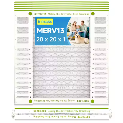 20x20x1 AC Furnace Air Filter MERV 13 HVAC Air Conditioner 19.55x19.55x0.75 Adjustable 9.55x19.55x0.