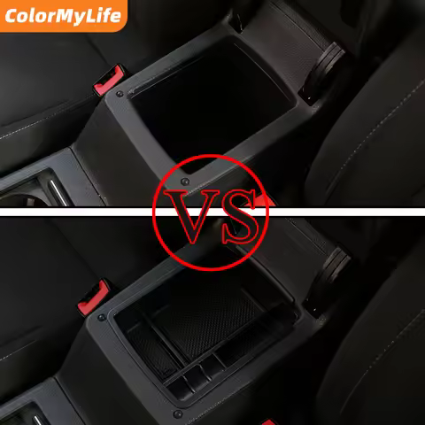 For Volkswagen VW Golf 7 MK7 MK7.5 VII 5G GT I R 2013 2014 2015 2016 2017 2018 2019 Armrest Storage 