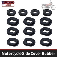 TIMEKEY 12Pcs Rubber Motorcycle Side Cover Grommets Pads Fairing Bolts Goldwing for Honda CG125 CB 1