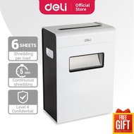 Deli Automatic Paper Shredder Machine Cutter Office Supplies (16L) White E9921