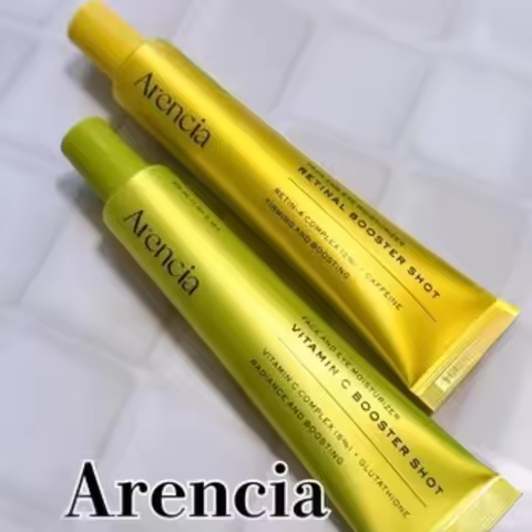 Korean Skin Care Brand Arencia Booster Shot Serum Vitamin C Brighten Skin Tone Essence Retinal Caffe