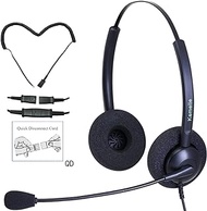 Kemeile Cisco Headset Rj9 Call Center Telephone Headset with Noise Cancelling Mic for Cisco IP Phones 7931 7940 7941 7942 7945 7960 7961 7962 7965 7970 7975 and Cisco 6000 7800 8000 Series