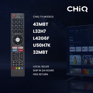 Remote Control for CHIQ TV 43M8T U43H7A U50H7A U55H7A U58H7A U43H7A L32H7S L40H7S L43H7S U58H7S