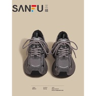 sneakers women sneakers Sanfu Leather Dad Sneakers - Fall 2025 | Genuine Leather & Soft Soles