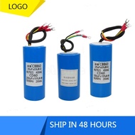 1Pcs CBB60+CD60 three-wire combination capacitor, tire picker, tire changer, hoist capacitor 450V/25
