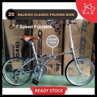 Folding Bike 20" RALEIGH Classic / Calypso 7speed【READY STOCK】