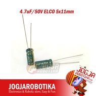 4.7uF/50V ELCO 5x11mm