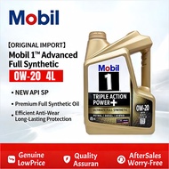 Brand new, genuine Mobil 1 Triple Power+ 0W-40/20 SQ Premium Fully Synthetic Motor Oil (4 liters) 0W