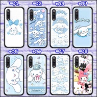 SAMSUNG S24, SAMSUNG S24+, SAMSUNG S24 ULTRA PREMIUM SOFT CASE GLASS CINNAMOROLL MOTIF