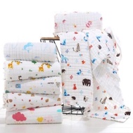HOT - 6-layer borderless towel with cute patterns, 6-layer blanket, 6-layer bath towel for babies