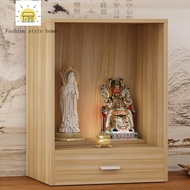 Buddha Shrine Clothes Closet with Door Worship Table Altar Buddha Cabinet God of Wealth Guanyin Shrine Cabinet Worship Guan Gong Statue Cabinet Home Gyle