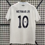 2526 New Santos Home No.10 Neymar Jersey Short-Sleeved Football Jacket Top Bajia League Fans Edition
