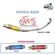 RS150 EXHAUST PIPE MUFFLER COBRA RACING 32MM ESPADA
