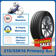 [CLEARANCE 2 FOR RM780] 215/55R16 Michelin Primacy 4st *Year 2022