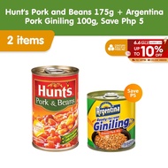 Hunt's Pork and Beans 175g + Argentina Pork Giniling 100g
