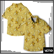 KEMEJA Favorite Tropical Motif Shirts Shirts for Children and Adults Tropical Favorite Shirts Tropic