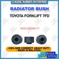 TOYOTA FORKLIFT 7FD Radiator Bush / Radiator Rubber Mounting / Radiator Rubber Grommet (16551-23320-