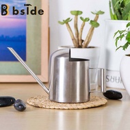 [Bside Tool Store]300ml Flower Plant Watering Pot Stainless Steel Mini Succulent Water Cans Long Spout Practical Gardening Tools Home Decor Garden Gadgets Supplies