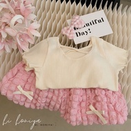 CODE G83C BOBOHO GIRLS SET FASHION SHORT SLEEVED GIRLS SMALL BUD PANTS NEW FEMINIMINE STYLE