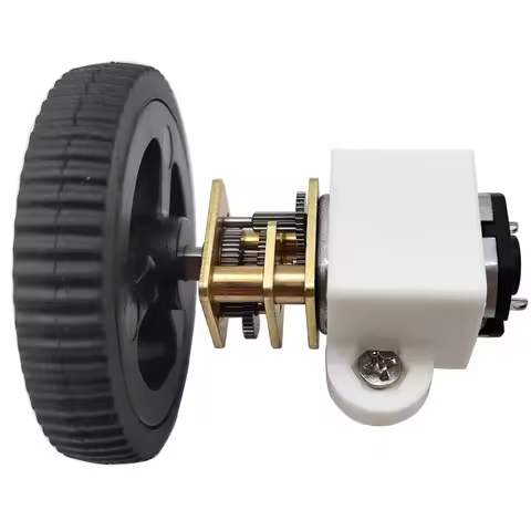 34mm Wheel N20 Encoder DC 6V Gear Motor Mini Motor Set