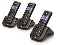 Motorola T203 數碼室內無線電話 1主機+2子機 家居無線電話
