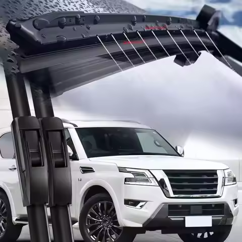 Car Modify Windshield Water Spray Wiper Wet Arm Wiper Accessory For Nissan Pathfinder Patrol Y61 Y62