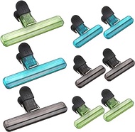 9 Pack Chip Clips, Snack Bag Clips, Food Clips, Bag Clips for Food, Paper Clips (3 Large and 6 Small)