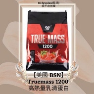 BSN Truemass 1200 高熱量乳清蛋白 10磅 巧克力/香草/草莓