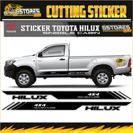 Sticker mobil hilux sticker minimalist movil hilux terlaris stiker mobil hilux
