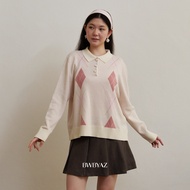 BWBYAZ - Argyle Knitgracia