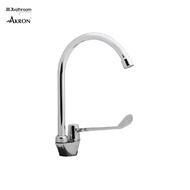 Akron ZY-3215 brass chrome deck mounted elbow medical tap