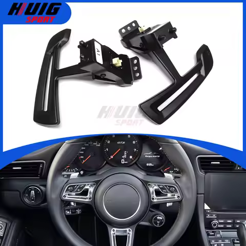 Alloy Replacement Magnetic Shift Paddle Cover Trim For Porsche 911.2 GT3 RS 991.1 GT2 RS 991.2 718 C