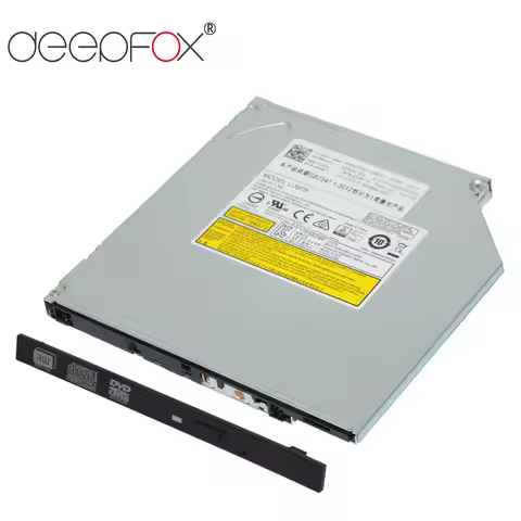 DeepFox Superdrive DVD CD RW Burner Writer 9.5mm Internal SATA Optical Drive Laptop Notebook Drive D