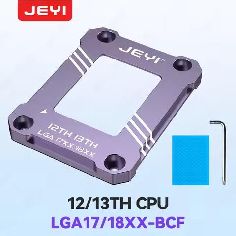 JEYI 12-15th Gen CPU Bending Corrector Frame, Socket LGA 1700 Bending Corrector Buckle for Alder Lak