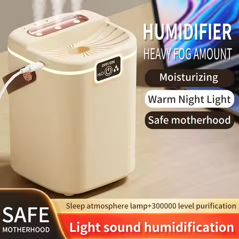 Air humidifier spray machine perfume diffuser evaporative humidifier household office night light hu