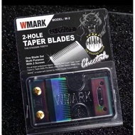 MESIN MATA Wmark W2 Stagger Tooth RAINBOW Blade Razor Blade for Barbershop Clipper Shaving Machine