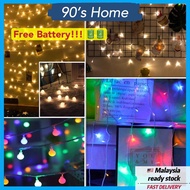 FREE BATERRY💥 LED Fairy Light Ferry Lamp Mini Copper Wire Decoration Gift Present Waterproof Battery