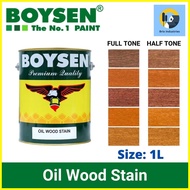 ⊕ ❡ ◆ Boysen Oil Wood Stain 1 Liter For Interior Woodworks Wood Paint Enhancing Wood Grain Brix Ind